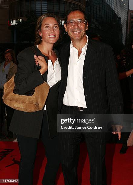 Dr. Roger Schawinski, head of German television station SAT.1, and his wife Gabriella Sontheim attend the First Steps 2006 Awards at the Theater am...