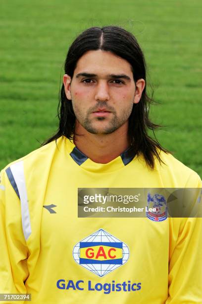 Portrait of Julian Speroni during the Crystal Palace Football Club Photocall at their Beckenham Training Ground on August 3, 2006 in Beckenham,...