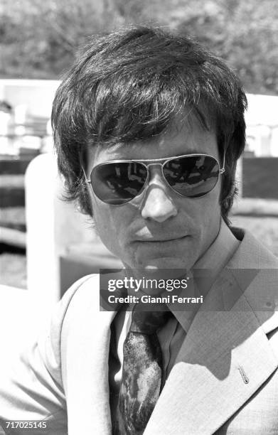 Spanish bullfighter Sebastián Palomo Martínez , known professionally as Palomo Linares, Aranjuez, Madrid, Spain, 1971. .