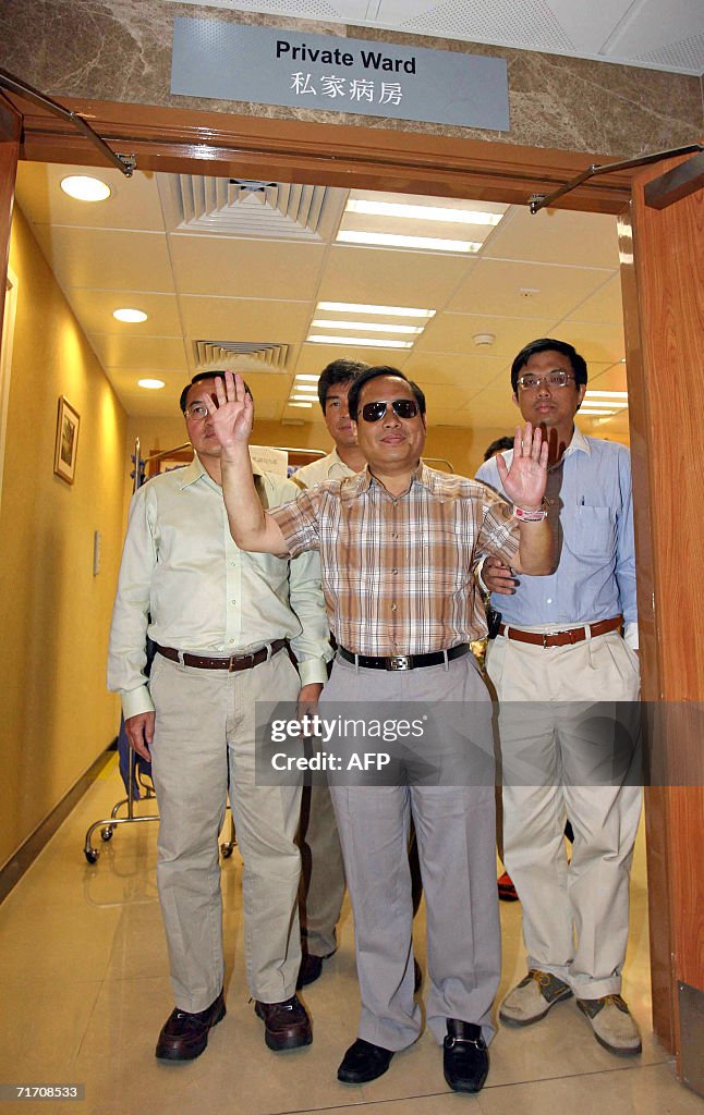 Alberto Ho Hong Kong pro-democracy lawmaker Albert Ho waves as he leaves... News ...
