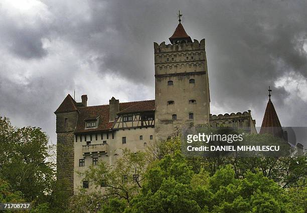By PETER KONONCZUK - FILES - A picture taken 26 May 2006 shows a general view of the Dracula Castle in Bran village . After it was seized by...