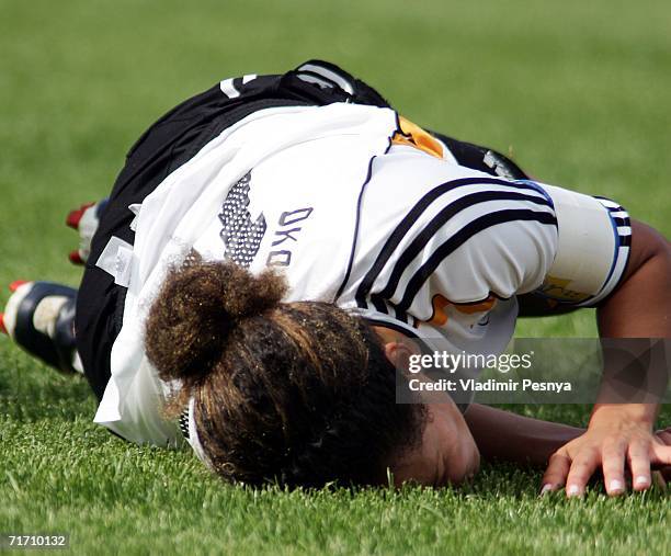 Celia Okoyino Da Mbabi during the FIFA Women's Under 20 World Championships Group C match between Germany and Switzerland at Petrovsky stadium on...