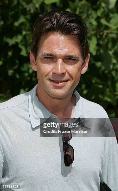 Actor Dougray Scott arrives at the Academy of Television Arts and Sciences Foundation 7th Annual Celebrity Golf Classic held at the Trump National...