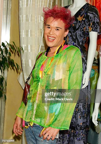 Michael Fashion attends the Alan Del Rosario fashion show and party held on August 24th, 2006 in Los Angeles California.