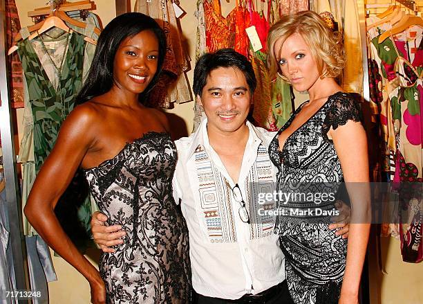 Alan Del Rosario attends the Alan Del Rosario fashion show and party held on August 24th, 2006 in Los Angeles California.