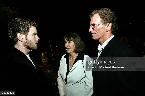 Actor Shawn Ashmore, producer Caroline Pfeiffer and producer Tom Schatz attend the after party for the premiere of "The Quiet" at Sony Pictures...