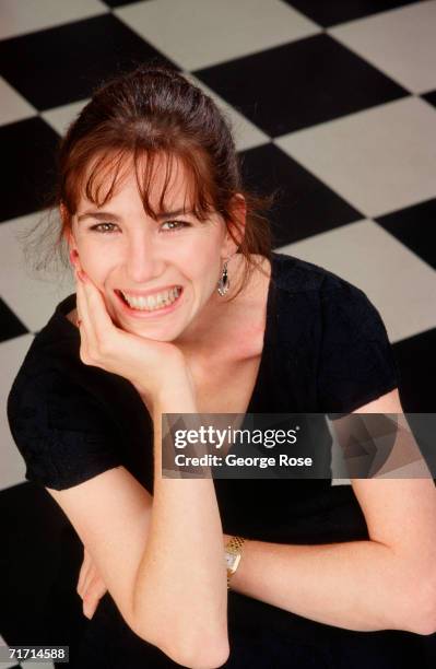 Little House On The Prairie," child star, Melissa Gilbert, poses during a 1990 Los Angeles, California, photo portrait session. Gilbert, who played...