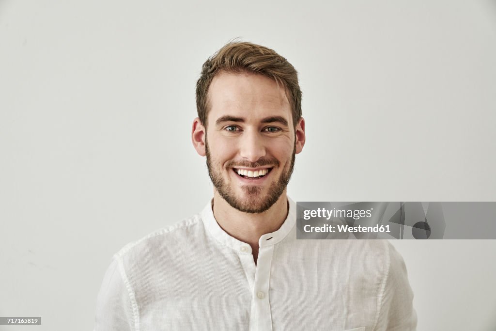 Portrait of smiling young man