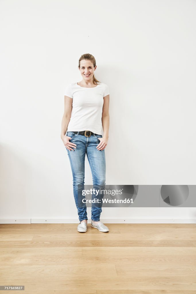 Portrait of smiling woman