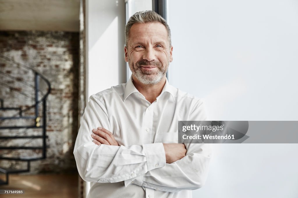 Portrait of confident businessman