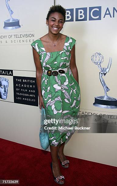 Actress Marsha Thompson arrives at the BAFTA/LA-Academy of Television Arts and Sciences Tea Party at the Century Hyatt on August 26, 2006 in Century...