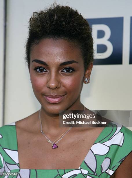 Actress Marsha Thompson arrives at the BAFTA/LA-Academy of Television Arts and Sciences Tea Party at the Century Hyatt on August 26, 2006 in Century...