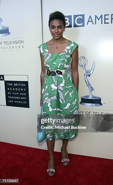 Actress Marsha Thompson arrives at the BAFTA/LA-Academy of Television Arts and Sciences Tea Party at the Century Hyatt on August 26, 2006 in Century...