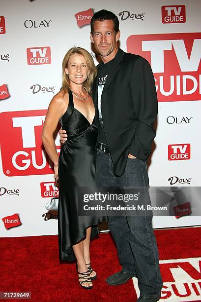 Actor James Denton and wife Erin O Brien arrive at the 4th annual TV Guide after party celebrating Emmys 2006 held at Social Hollywood on August 27,...