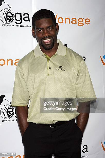 Actor Nicoye Banks poses for a photo during the Entertainment Golf Association?s celebrity golf tournament presented by Vonage and The New York Times...