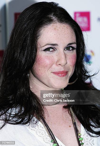 Sandi Thom poses for a photograph at the BT Digital Music Awards Photocall at the BT Tower on August 29, 2006 in London, England