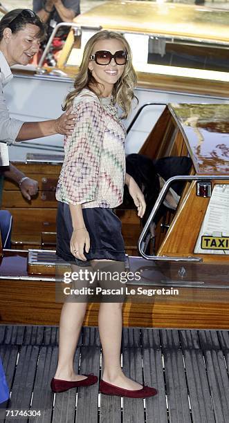 Actress Scarlett Johansson attends the photo call of 'The Black Dahlia' on the first day of the 63nd Venice Film Festival on August 30, 2006 in...