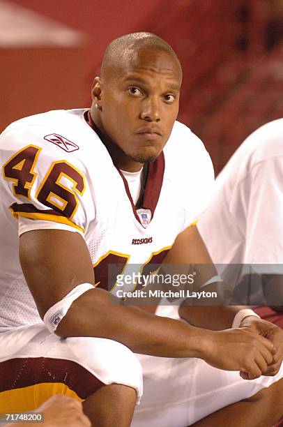 Ladell Betts of the Washington Redskins during an exbition football game against the New York Jets August 19, 2006 at FedExField in Landover,...
