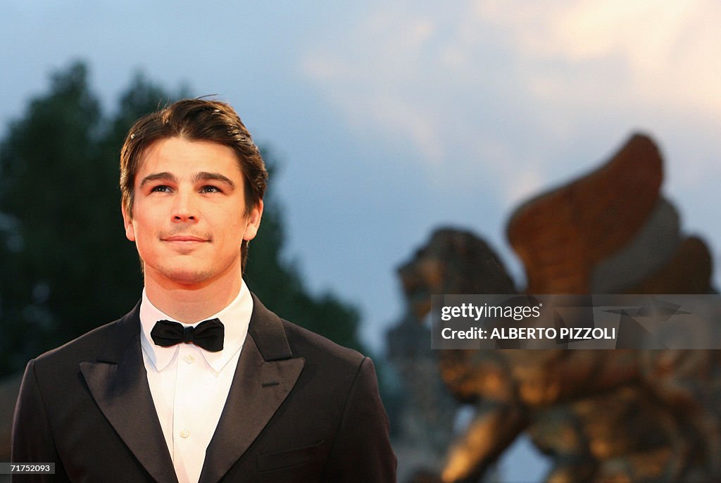 US actor Josh Hartnett arrives at the 63