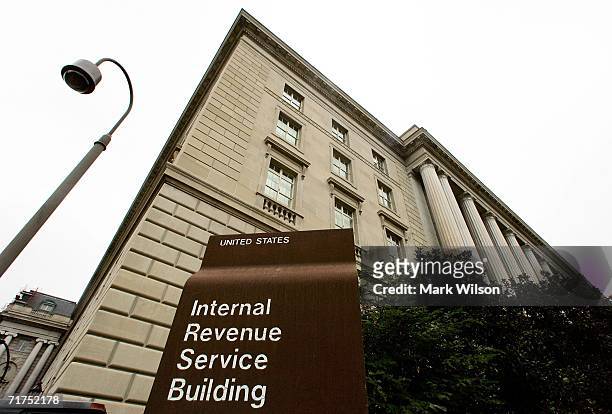 The Internal Revenue Service building is shown August 30, 2006 in Washington DC.