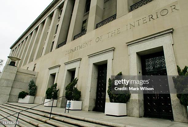 Department Of Interior Building Photos and Premium High Res Pictures ...