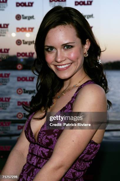 Actress Saskia Burmeister arrives at the inaugural Dolly Teen Choice Awards at Luna Park on August 31, 2006 in Sydney, Australia. 66,000 Australian...