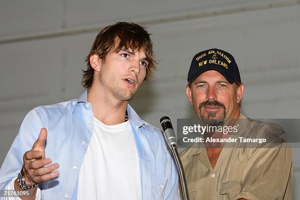 The Guardian Stars Kevin Costner And Ashton Kutcher Visit Us Coast