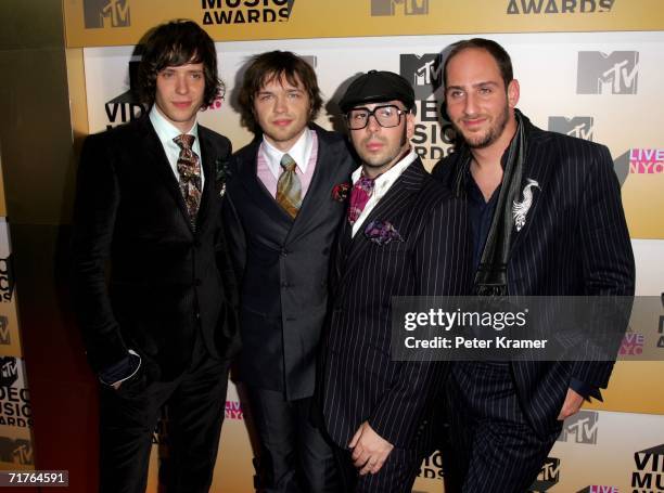 Musical group OK Go attends the 2006 MTV Video Music Awards at Radio City Music Hall August 31, 2006 in New York City.