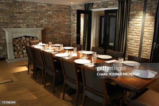 United Kingdom: The dining room at the Hoxton Hotel in London, is pictured 31 August 2006. The Hoxton Hotel in central London opened last Friday,...