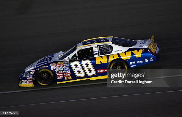 Robby Gordon, driver of the Navy Chevrolet, drives during the NASCAR Busch Series Ameriquest 300 on September 2, 2006 at California Speedway in...