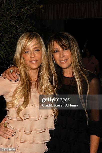 Pamela Skaist-Levy and Gela Nash-Taylor at the Juicy Couture Fragrance Launch Soiree at a private residence September 2, 2006 in Watermill, New York.