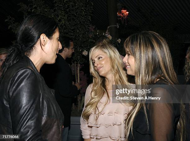 Amy Leiberman, Pamela Skaist-Levy and Gela Nash-Taylor at the Juicy Couture Fragrance Launch Soiree at a private residence September 2, 2006 in...