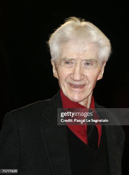 French director Alain Resnais attends the premiere of the film 'Private Fears In Public Places' during the fourth day of the 63rd Venice Film...