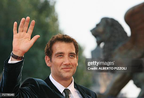 British actor Clive Owen arrives for the screening of the movie "Children of Men" at the Lido of Venice, 03 September 2006. During the 63rd Venice...