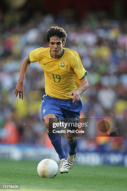 KaKa of Brazil during International Friendley match between Brazil and Argentina at The Emirates Stadium on September 03, 2006 in London, England.