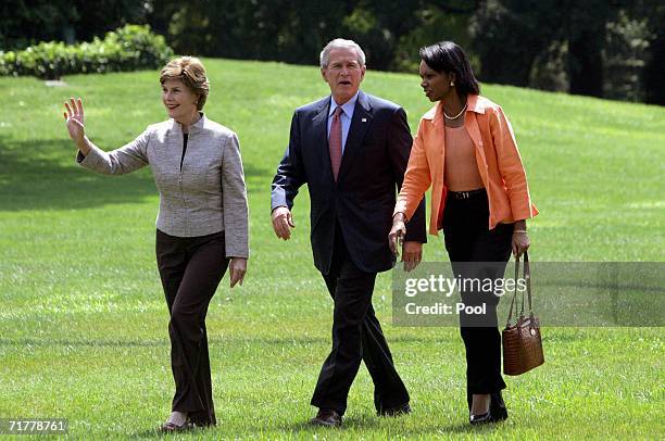 Condoleezza Rice And White House Photos and Premium High Res Pictures ...