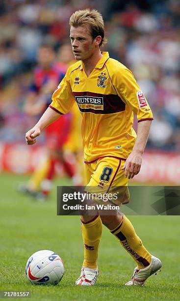 Alan Mahon of Burnley in action during the Coca-Cola Championship match between Crystal Palace and Burnley at Selhurst Park on August 13, 2006 in...