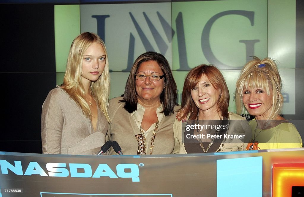 IMG's Fern Mallis Rings The NASDAQ Stock Market Closing Bell