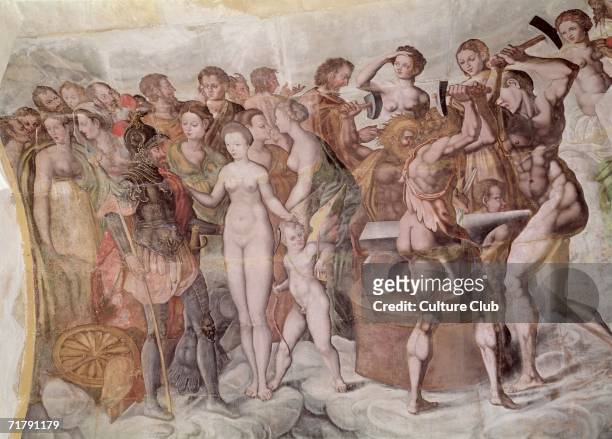 Tour de la Ligue. Members of the Medici Court as the Gods of Olympus