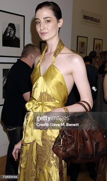 Model Erin O'Connor attends private party and dinner hosted by Alexandra Shulman Vogue Editor and Stephen Sunnucks from Gap to celebrate the...