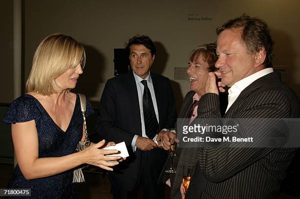 Kirsty Young, Bryan Ferry, Nicky Haslam and Nick Jones attend private party hosted by Alexandra Shulman Vogue Editor and Stephen Sunnucks from Gap to...