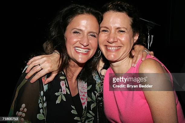Comedian Susie Essman and Rodney Dangerfeilds daughter Melanie Roy-Friedman attend the Comedy Central special screening of "Legends: Rodney...