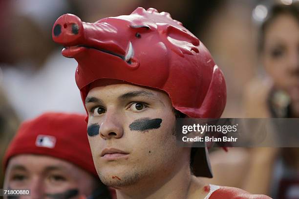 Sad Razorback Fans Hog Hat Photos and Premium High Res Pictures - Getty Images
