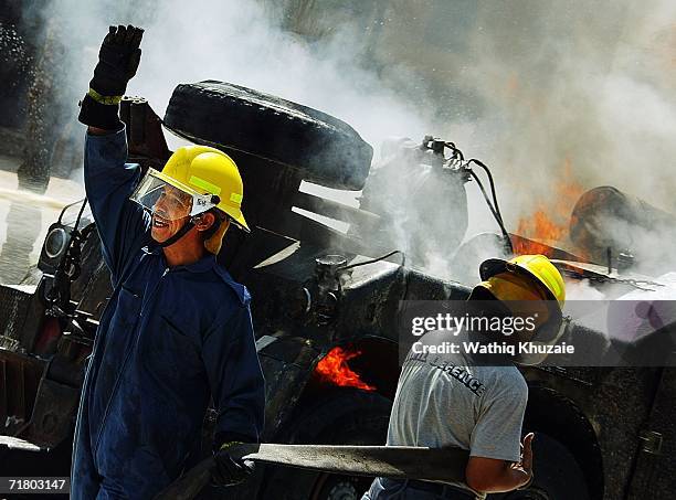 Iraq Fire Engine 829 Iraqi Ground Forces Command Stock Photos, High-Res Pictures, and ...