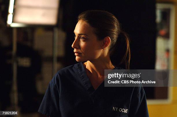 "Not What It Looks Like" -- Claire Forlani stars as Dr. Peyton Driscoll, in CSI: NY scheduled to air on the CBS Television Network.