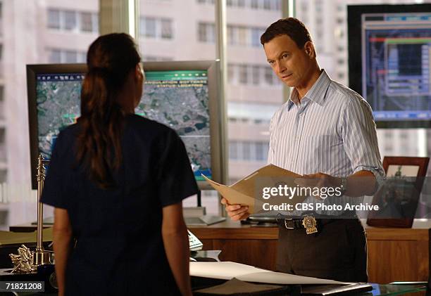 "Not What It Looks Like" -- Dr. Peyton Driscoll and Det. Mac Taylor star in CSI: NY, scheduled to air on the CBS Television Network.