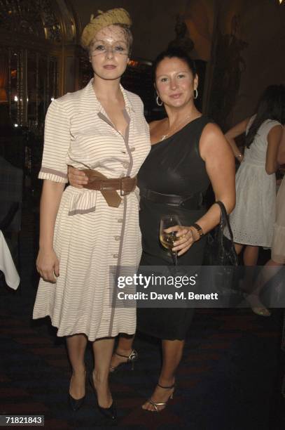 Actress Samantha Morton and Fran Cutler attend the Robert Mapplethorpe: 'Still Moving and Lady' exhibition after party at the Dorchester on September...