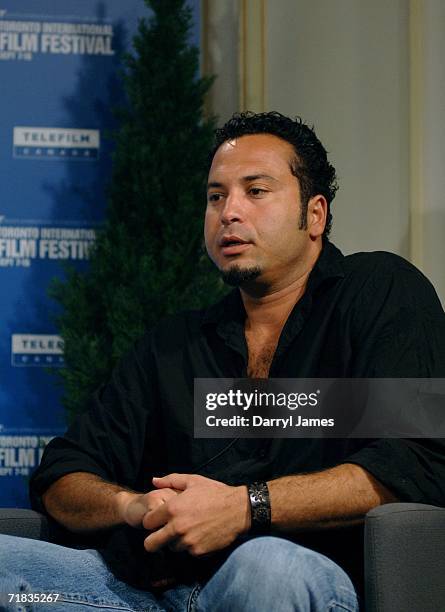 Comedian Ahmed Ahmed attends "Vince Vaughn's Wild West Comdey Show" press conference during the Toronto International Film Festival held at the...