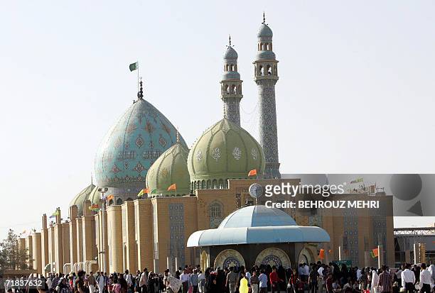 General view shows the Jamkaran mosque outside the religious city of Qom 120 kms south of Tehran, 08 September 2006. Hundreds of thousands of Iranian...