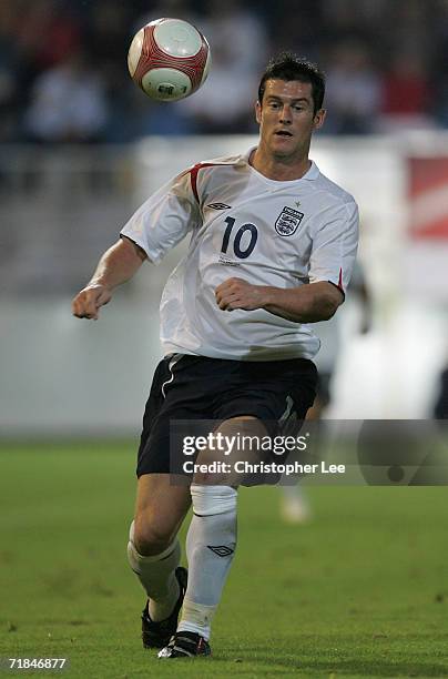 David Nugent of England during the UEFA Under European 21s Championship Qualifing Group 8 match between Switzerland v England at the Allmend Stadium...